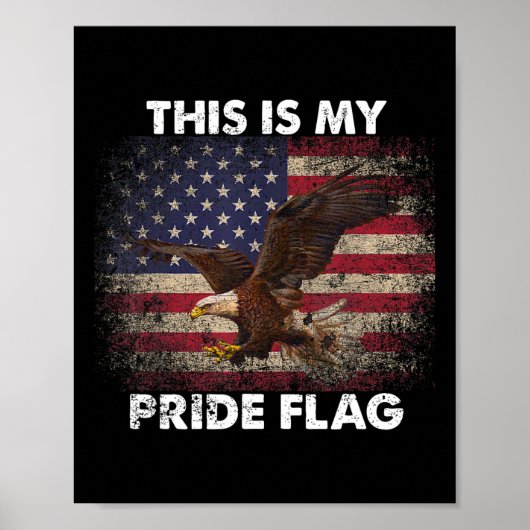 Dit is mijn Pride-vlag Usa Amerikaanse 4 juli 202 Poster (Voorkant)