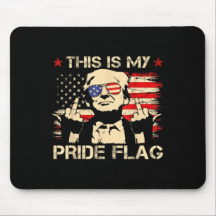 Dit Is Mijn Pride Vlag Usa Amerikaanse 4 Juli Pat Muismat