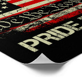 Dit Is Mijn Pride Vlag Usa Amerikaanse 4 Juli Pat Poster (Hoek)