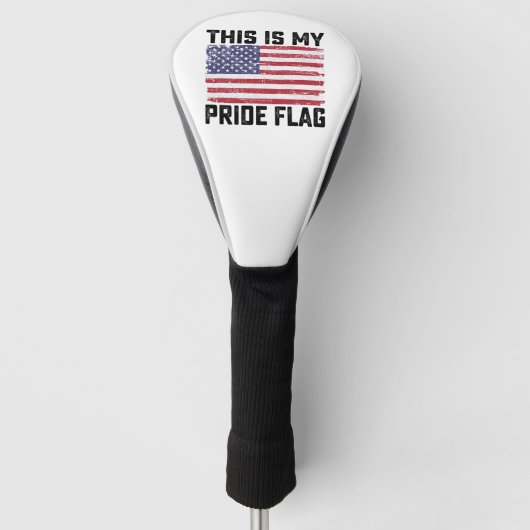 Dit is mijn Pride vlag USA Golfheadcover (Voorkant)