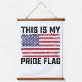Dit is mijn Pride vlag USA Hangend Wandkleed (Voorkant)