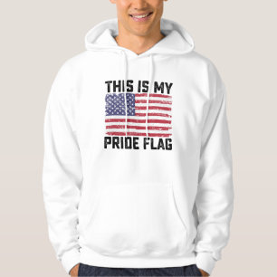 Dit is mijn Pride vlag USA Hoodie