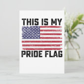 Dit is mijn Pride vlag USA Kaart (Staand voorkant)