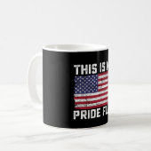 Dit is mijn Pride-vlag USA Koffiemok (Voorkant links)