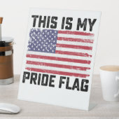 Dit is mijn Pride vlag USA Reclamebord Met Voetstuk (Insitu)