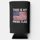 Dit is mijn Pride-vlag USA Seltzer Blikjeskoeler (Voorkant)
