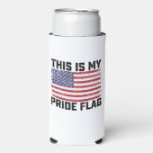 Dit is mijn Pride-vlag USA Seltzer Blikjeskoeler (Seltzer Voorkant)