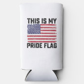 Dit is mijn Pride-vlag USA Seltzer Blikjeskoeler (Voorkant)