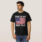 Dit is mijn Pride vlag USA T-shirt (Voorkant volledig)