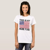 Dit is mijn Pride vlag USA T-shirt (Voorkant volledig)
