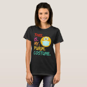 Dit is mijn Purim Costume Funny Jewish Face Masker T-shirt (Voorkant volledig)