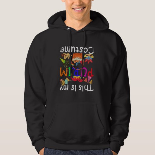 Dit is mijn Purim Costume grappig Hoodie (Voorkant)