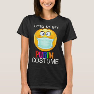 Dit is mijn Purim Costume grappig joods gezichtsma T-shirt