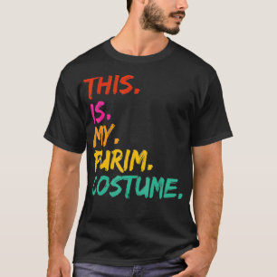 Dit is mijn Purim Costume grappig T-shirt