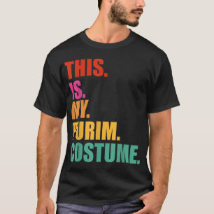 Dit is mijn Purim Costume grappige joods T-shirt