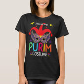 Dit is mijn Purim Costume Happy Purim Holiday Jewi T-shirt (Voorkant)