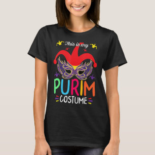 Dit is mijn Purim Costume Happy Purim Holiday Jewi T-shirt