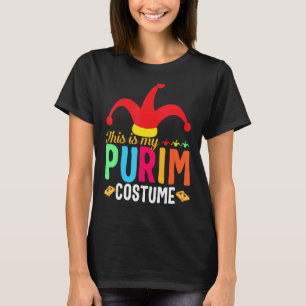 Dit is mijn Purim Costume Happy Purim Holiday Jood T-shirt