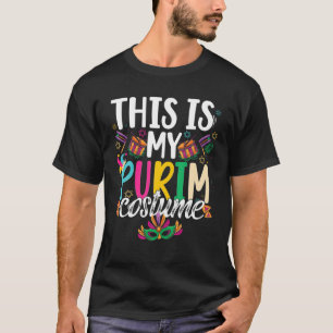 Dit is mijn Purim Costume Jewish Happy Purim Day 2 T-shirt