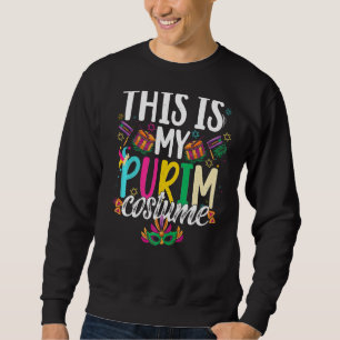 Dit is mijn Purim Costume Jewish Happy Purim Day 2 Trui