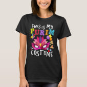 Dit is mijn Purim Costume Jewish Happy Purim Haman T-shirt (Voorkant)