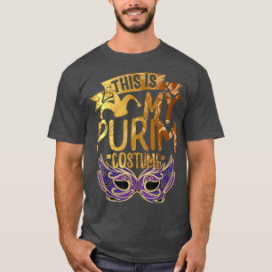 Dit is mijn Purim Costume Jewish Happy Purim Holid T-shirt