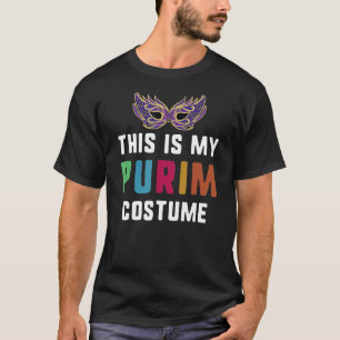 Dit is mijn Purim Costume Jewish Happy Purim Holid T-shirt
