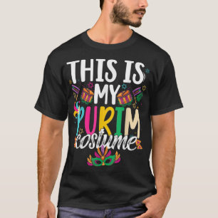 Dit is mijn Purim Costume Joodse Purim Dag 20 T-shirt