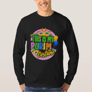 Dit is mijn Purim-kostenfeest van Lots Joodse Holi T-shirt