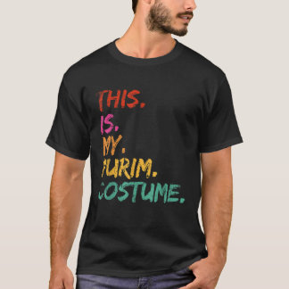 Dit is mijn Purim kostuum grappig joods  Dist T-shirt