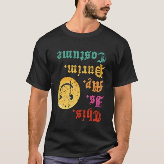 Dit is mijn Purim-kostuum grappig T-shirt (Voorkant)