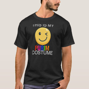 Dit is mijn Purim kostuum Grappige Joodse Gezichts T-shirt