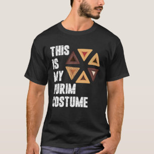 Dit is mijn Purim kostuum Happy Purim Joods T-shirt