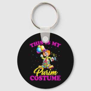 Dit is mijn Purim Kostuum Joodse Purim Gift 1 Sleutelhanger