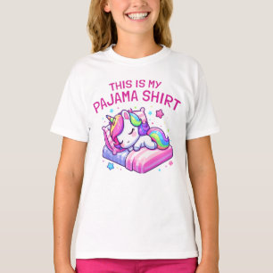 Dit is mijn Pyjama Shirt eenhoorn Sleepshirt