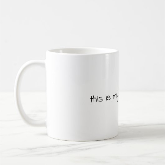 Dit is mijn quarantaine-mok koffiemok (Links)