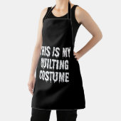 Dit is mijn quiltkostuum Halloween Shirt Schort (Insitu)