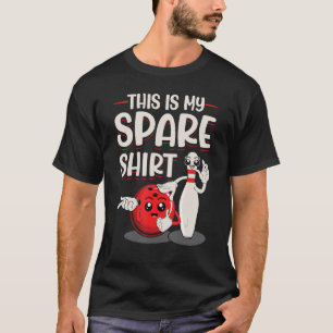 Dit is mijn reserve bowling speler bowler t-shirt