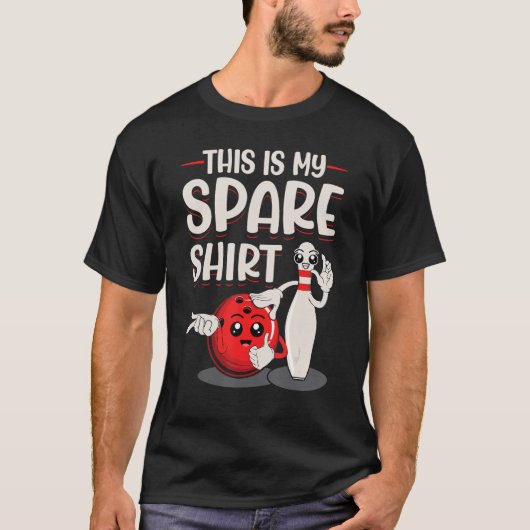 Dit is mijn reserve bowling speler bowler t-shirt (Voorkant)