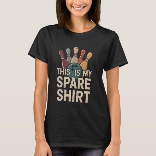 Dit is mijn reserve Shirt Funny Bowling Pun Humor (Voorkant)
