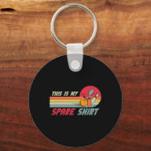 Dit is mijn reserve Shirt grappige Bowling Sleutelhanger (Voorkant)
