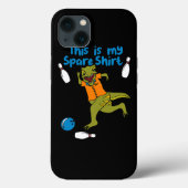 Dit is mijn reservee Shirt Funny Bowling Dinosaur  Case-Mate iPhone Case (Achterkant)