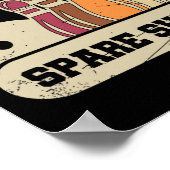 Dit is mijn reserveShirt Bowling Alley Gutter Pins Poster (Hoek)