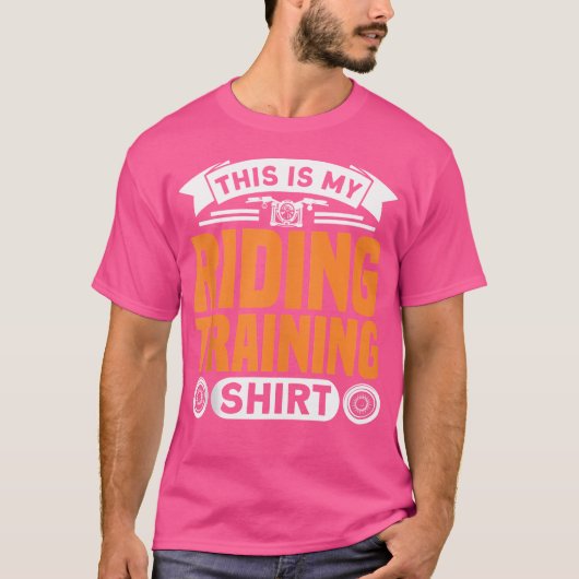 Dit Is Mijn Rijtraining Motorfiets Biker T-shirt (Voorkant)