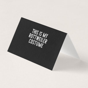 Dit Is Mijn Rottweiler Hond Kostuum Halloween Lui Kaart