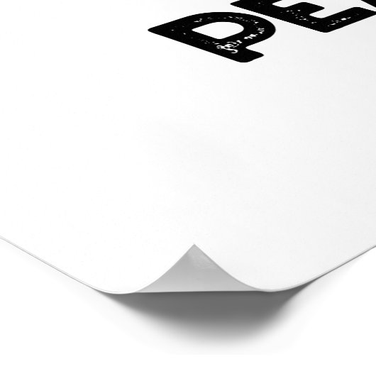 Dit is mijn rustende vredes-gezicht. poster (Hoek)