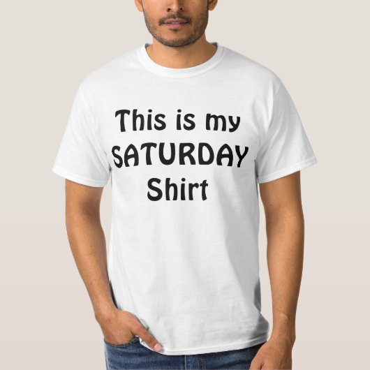 DIT IS MIJN SATURDAY Cool Dude T-shirt (Voorkant)