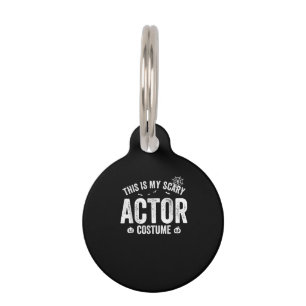 Dit is mijn Scary Actor Kostuum Halloween Pook Huisdierpenning
