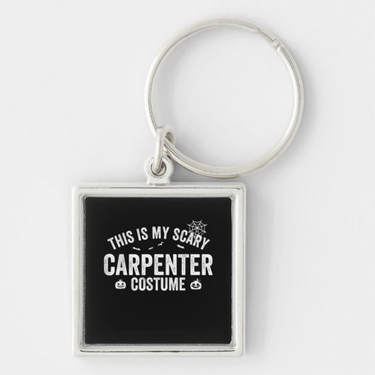 Dit is mijn Scary Carpenter kostuum Halloween Sleutelhanger (Voorkant)