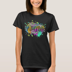 Dit is mijn schilderende kostuum voor een Huis Ver T-shirt